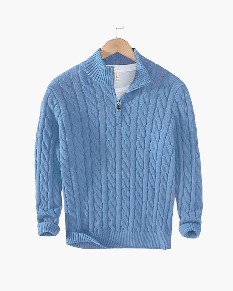 Suéter George Hombre – Comodidad y Estilo con Cremallera