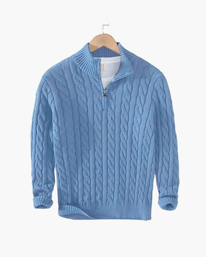 Suéter George Hombre – Comodidad y Estilo con Cremallera