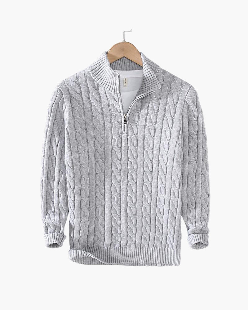 Suéter George Hombre – Comodidad y Estilo con Cremallera