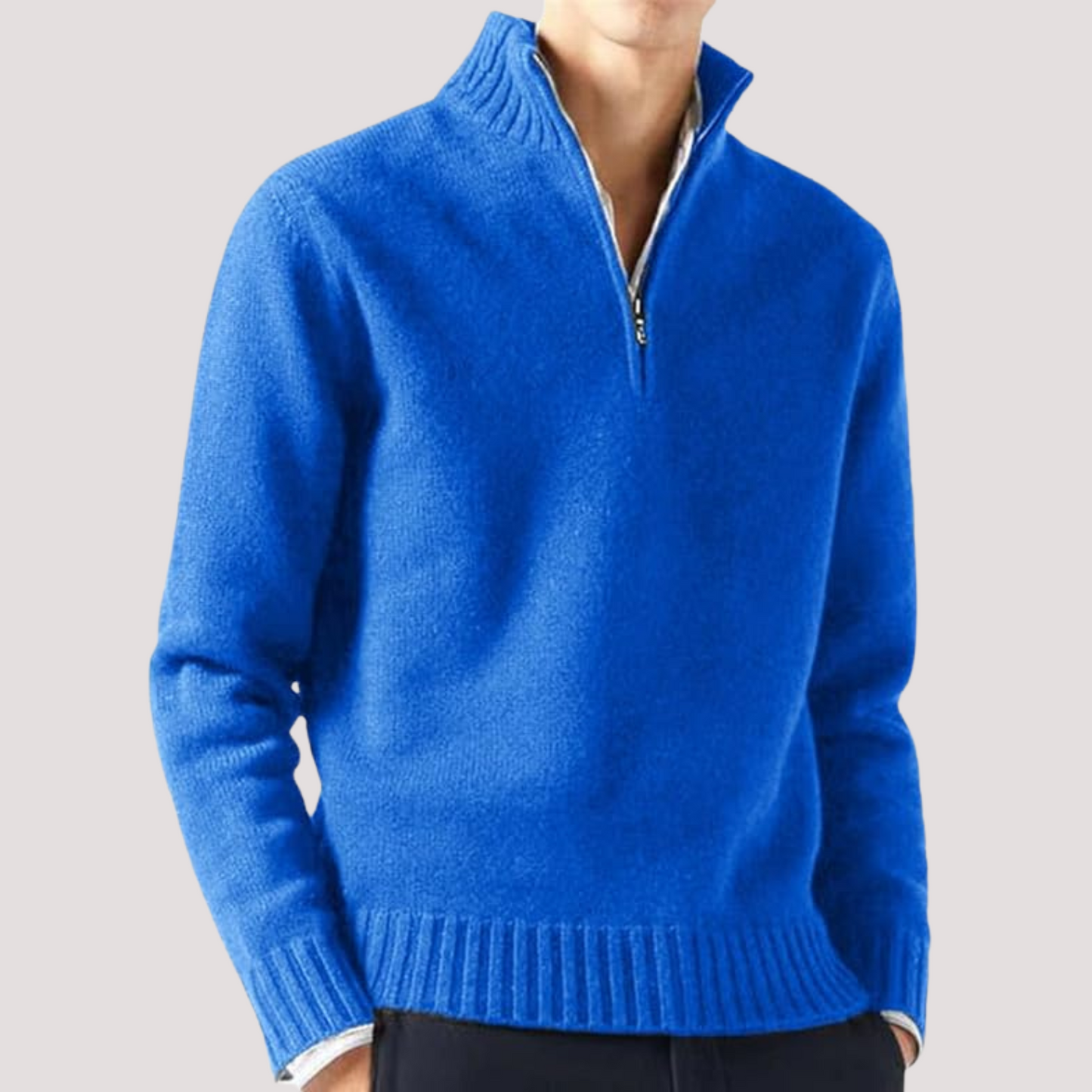 Jersey de Punto Cuello Alto – Moda Otoño Invierno