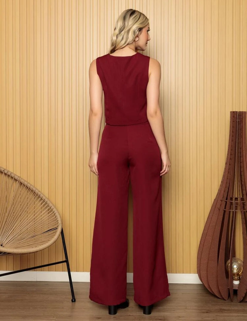 Conjunto de Chaleco y Pantalones a Medida para Mujer - Moda Elegante