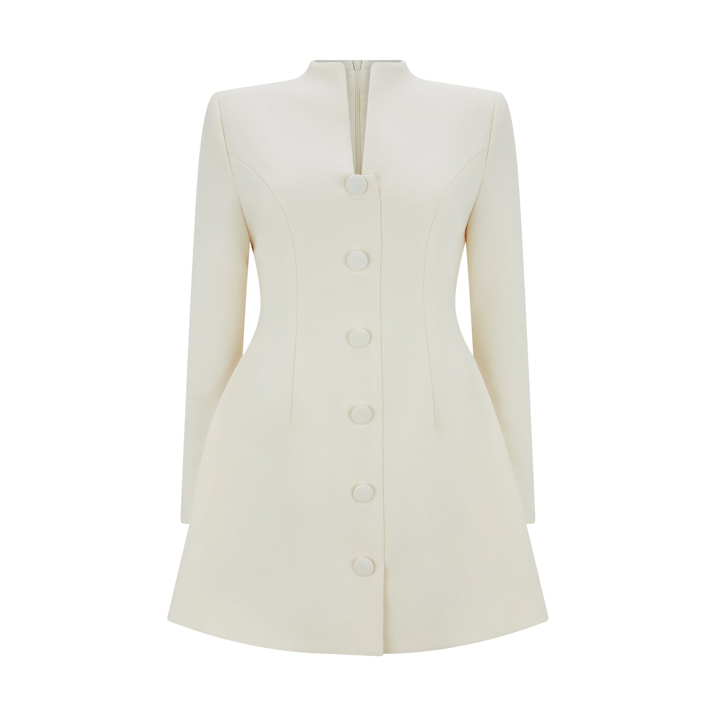 Vestido Camisero de Satén con Mangas Largas y Botones – Elegancia Moderna
