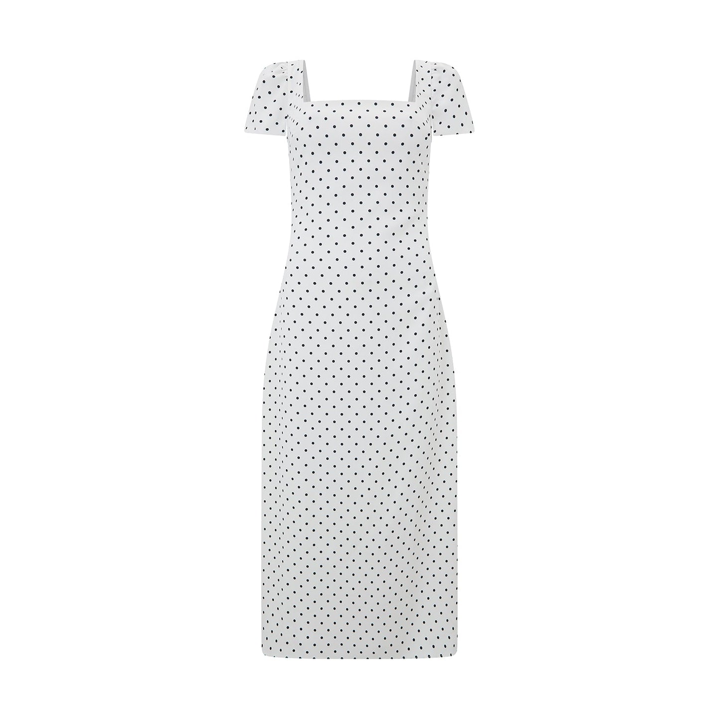 Vestido Lencero de Satén con Escote Cuadrado – Elegancia y Estilo de Lujo