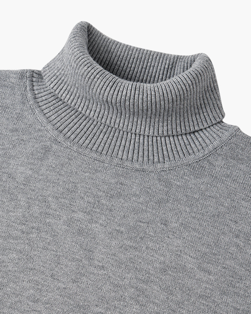 Suéter Cuello Alto Hombre – Lana Merino Suave y Cálida