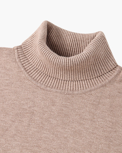 Suéter Cuello Alto Hombre – Lana Merino Suave y Cálida