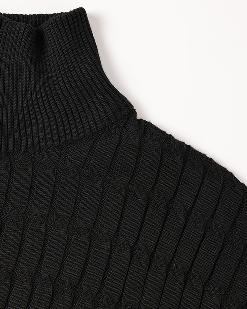 Suéter Elegante con Medio Cierre – Ropa de Hombre
