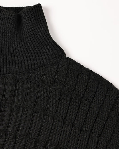 Suéter Elegante con Medio Cierre – Ropa de Hombre