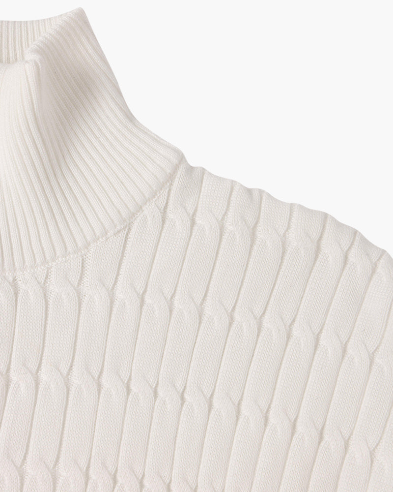 Suéter Elegante con Medio Cierre – Ropa de Hombre