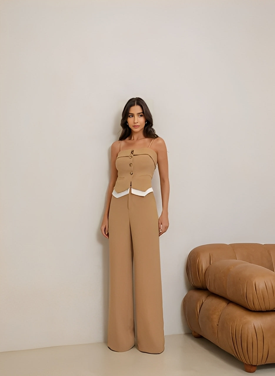 Conjunto de Moda Larissa Mujer – Estilo Elegante y Moderno